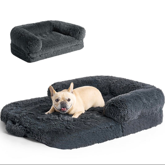 Plush Washable Bed/Blanket for Pets - Removable Nest