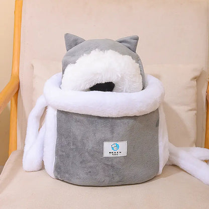 Cute cat/dog Backpack and Indoor Bed Combo