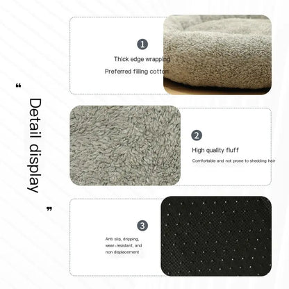 Warm Cat/dog Bed & Soft Cushion