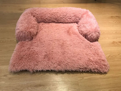 Plush Washable Bed/Blanket for Pets - Removable Nest