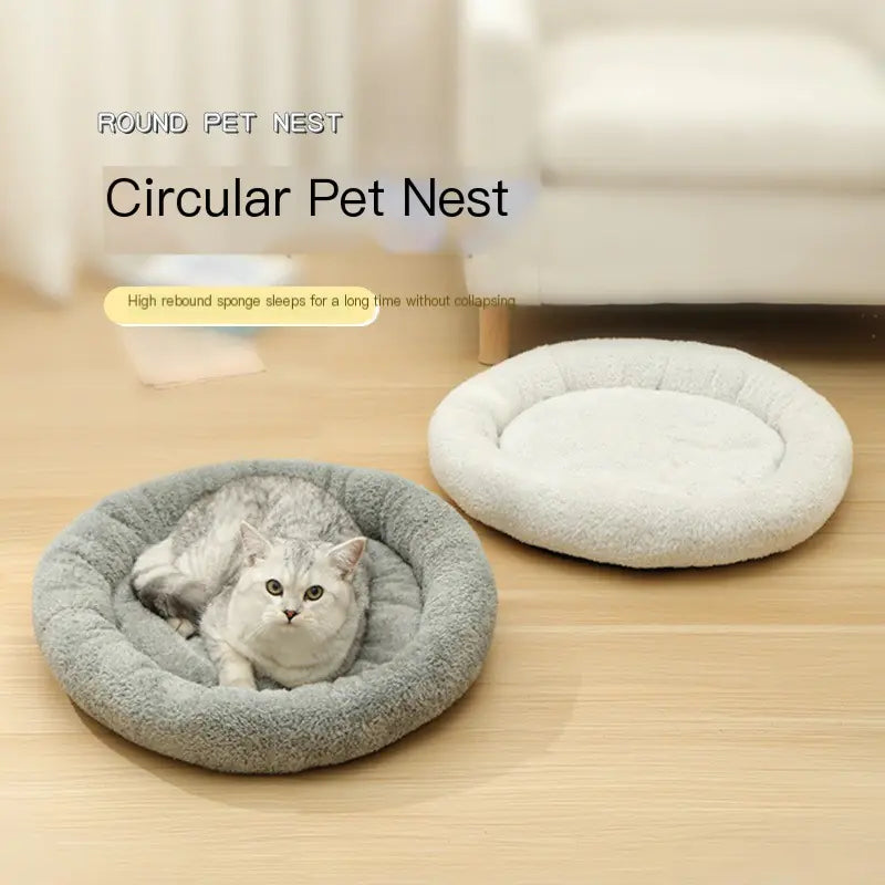 Warm Cat/dog Bed & Soft Cushion